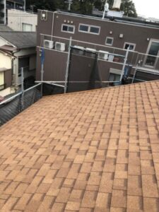 さいたま市大宮区にて葺き替え工事による雨漏り修理　屋根材新設